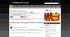 Desktop Screenshot of movabletypedemo.org